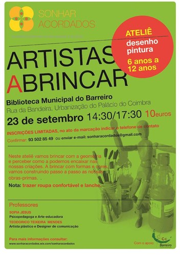 Inscri Es Abertas Artistas A Brincar Setembro H H