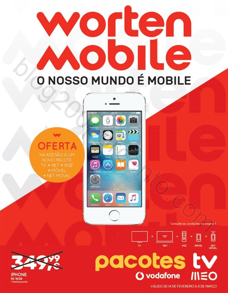 Novo Folheto WORTEN Mobile Promoções Até 8 Março - Blog 200% - Últimos ...