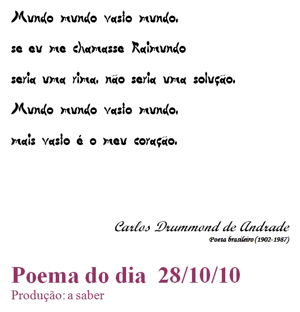 Poemas De Drummond - Frases Curtas Para Status