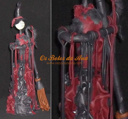 Bolo Tematico Halloween Bruxa - Witch Halloween Cake