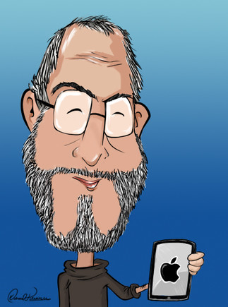 Caricatura Steve Jobs