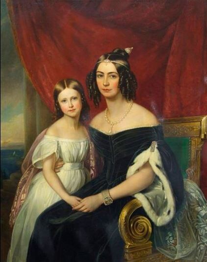 d maria amelia em crianca e a mae d amelia.JPG
