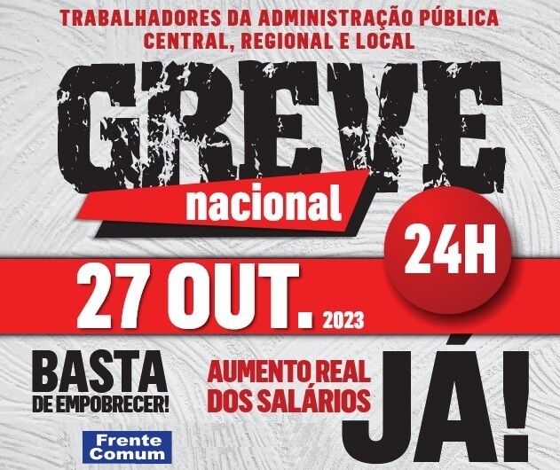 A Greve de Sexta-feira 27OUT