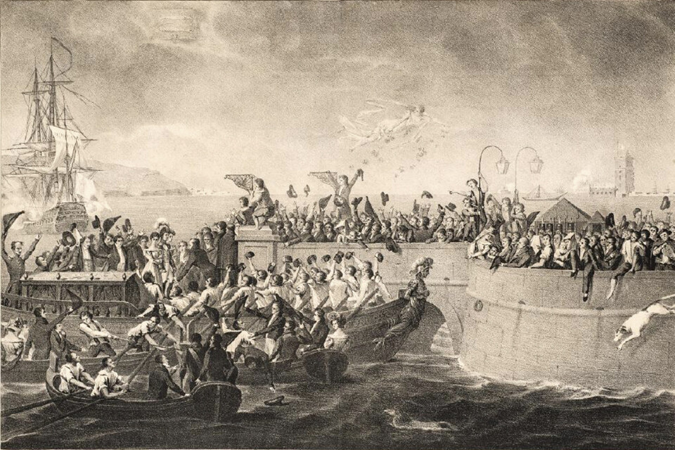 Lisboa Desembarque do Augustissimo Senhor D. Migue