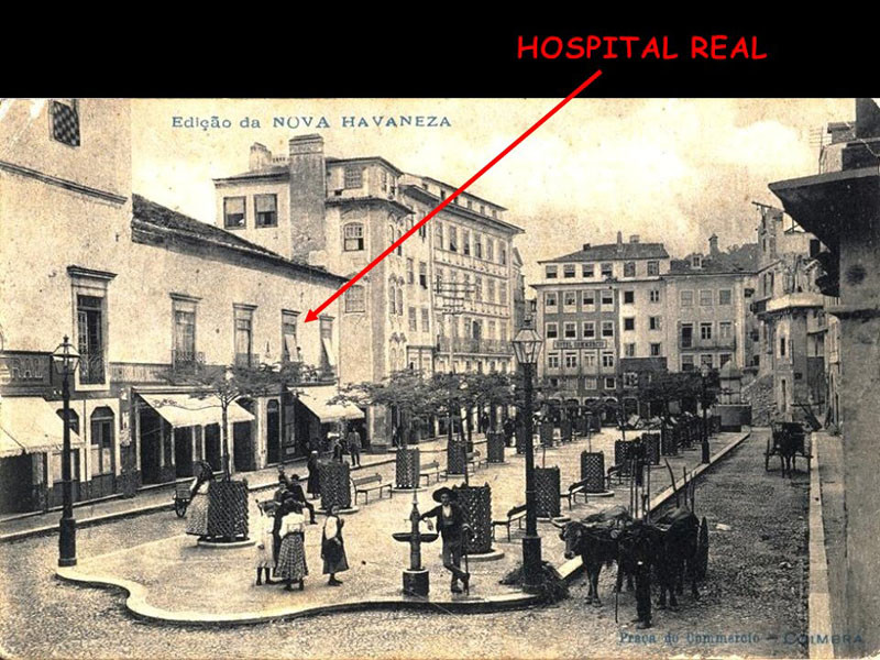 Hospital Real de Coimbra. Foto mais antiga.JPG Hospital Real de Coimbra. Foto mais antiga.JPG