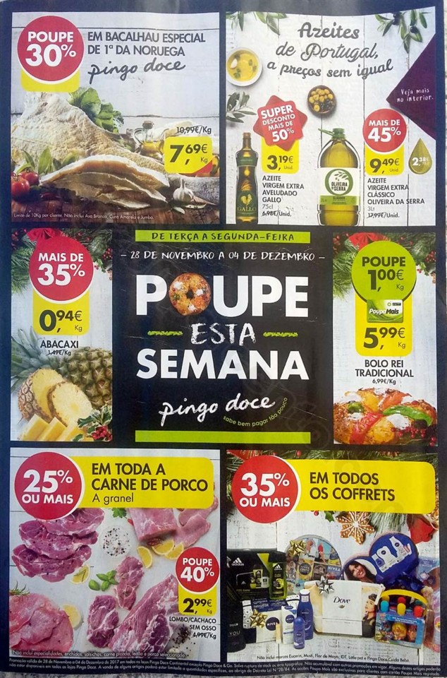 Antevisão folheto Pingo Doce 28a4dez