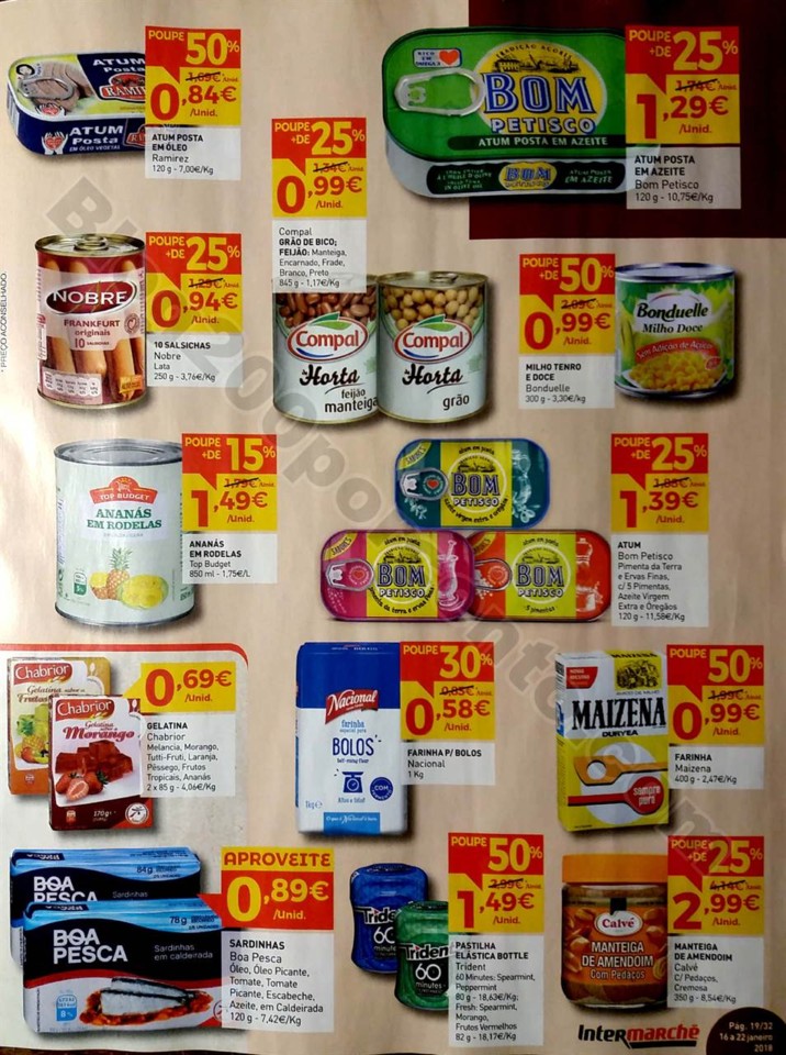 antevisão folheto Intermarché 16a22jan