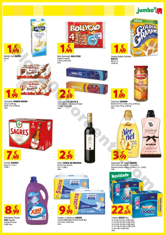 antevisão folheto Jumbo Fim de Semana Jumbástico 3a6maio