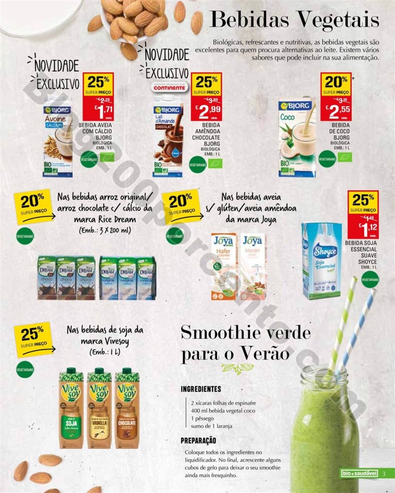 antevisão folheto promoções Continente Bio e Saudável 3a30jul