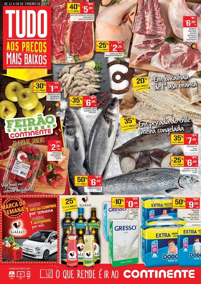Folheto Promoções Continente Antevisão 22a28jan – 1parte