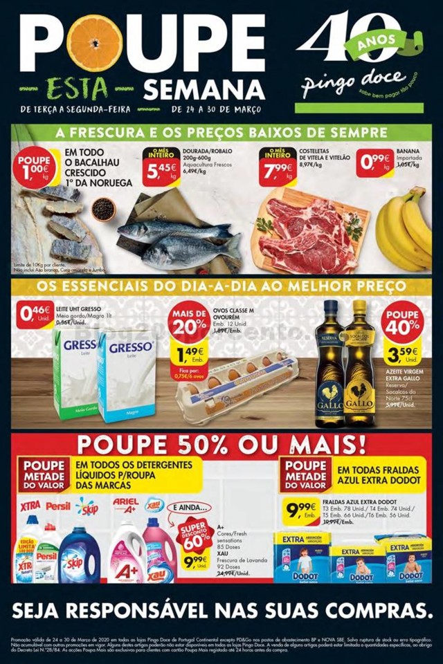 Antevisão Folheto PINGO DOCE Promoções de 24 a 