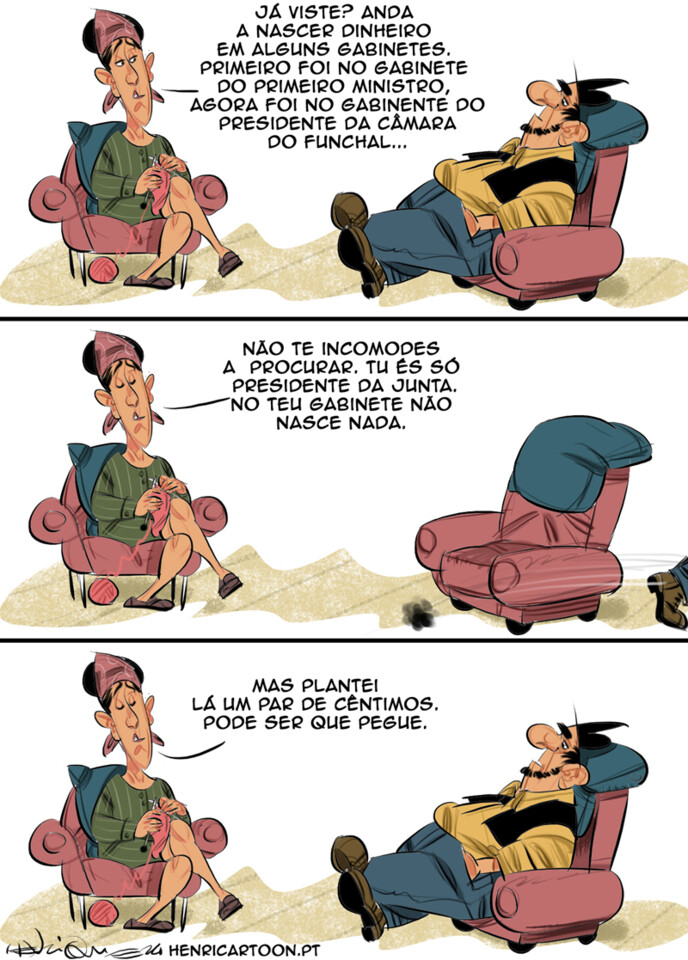 Descargo de consciência - HenriCartoon