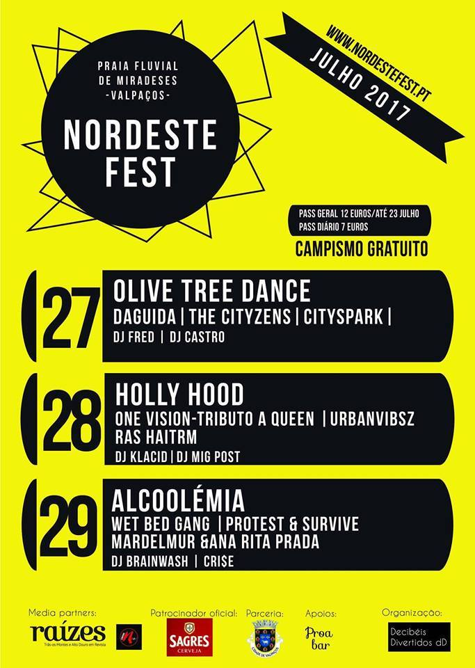 29 Julho - 2017 Alcoolémia - Nordest Fest – Val