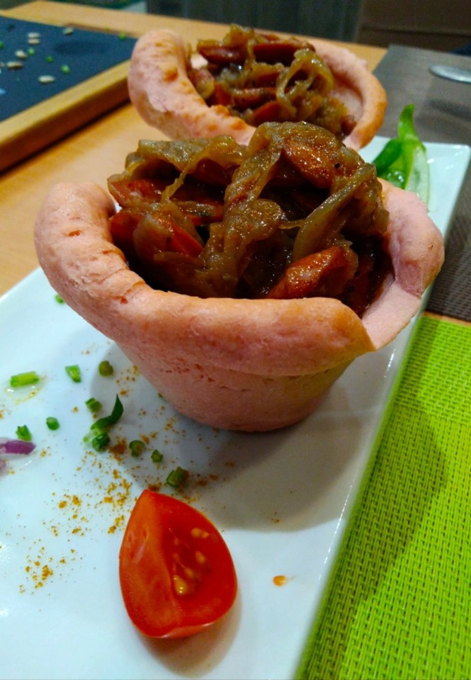 Sopa no Pão - Chouriço com Cebola