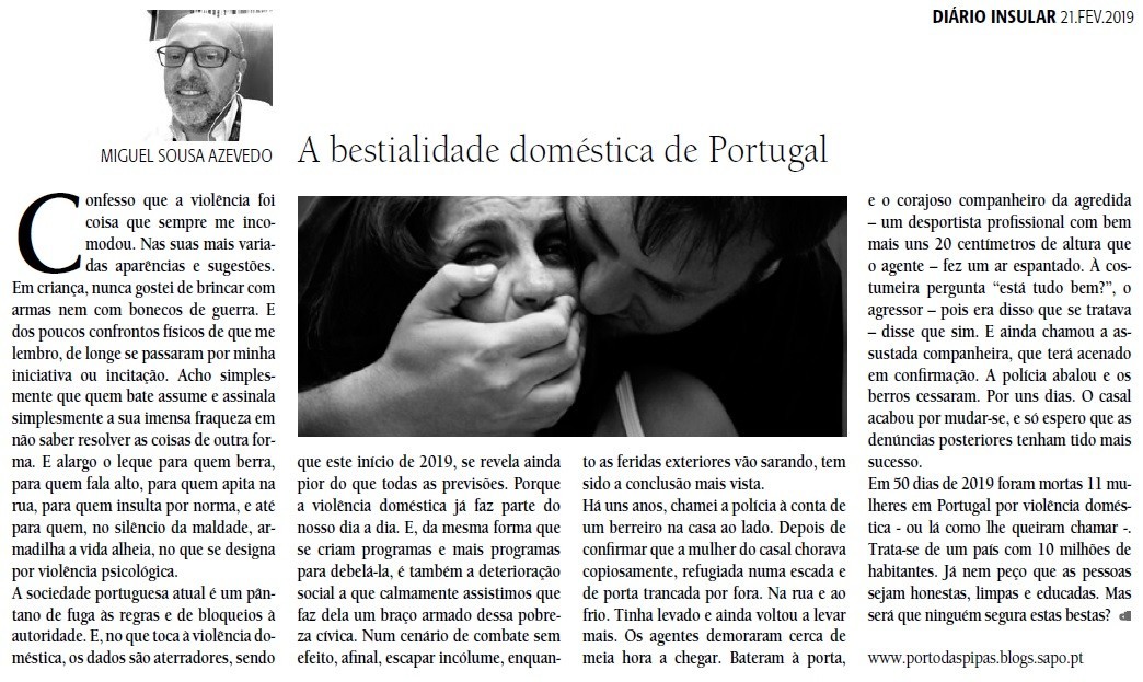 81 A bestialidade doméstica de Portugal - DI 21FE