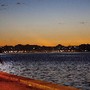 Amanhecer no Rio - A Ba&iacute;a de Guanabara vista do A