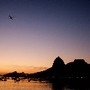 Amanhecer no Rio - Parte do P&atilde;o de A&ccedil;&uacute;car visto