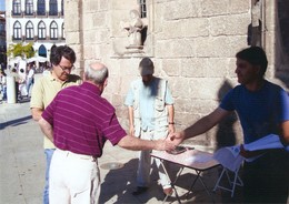 Recebendo o apoio popular
