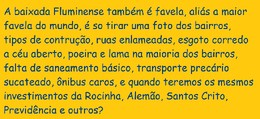 A baixada tamb&eacute;m &eacute; favela!!!